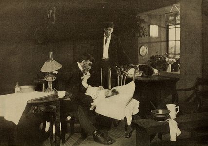 Charles Ogle, Herbert Prior, and Edna May Weick in The Doctor (1911)