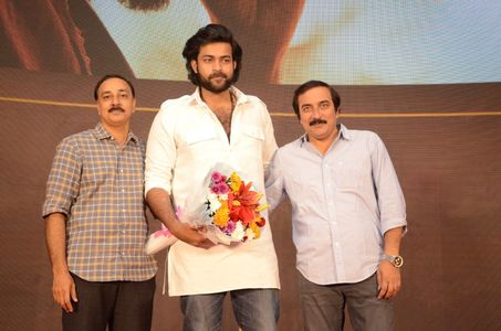 Gopichand Achanta, Ram Achanta, and Varun Tej at an event for Gaddalakonda Ganesh (2019)