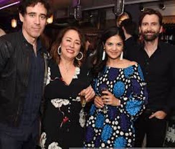 Press night for The Last Temptation of Boris Johnson with Stephen Mangan, Arabella Weir and David Tennant.