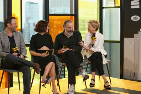 Annette Bening, Mandy Patinkin, Dan Fogelman, and Olivia Cooke at an event for IMDb at Toronto International Film Festiv