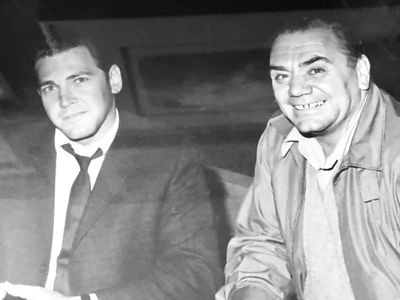 Ernest Borgnine and Paul Freeman