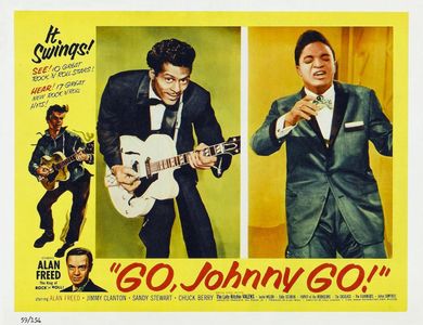 Chuck Berry, Alan Freed, and Jackie Wilson in Go, Johnny, Go! (1959)