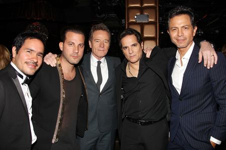 Benjamin Bratt, Bryan Cranston, Yul Vazquez, Brad Furman, and Juan Cely at an event for The Infiltrator (2016)