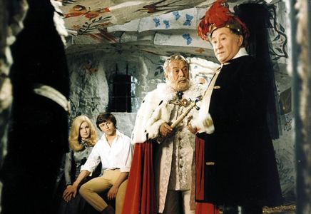 Jaroslav Marvan, Václav Neckár, Helena Vondrácková, and Bohus Záhorský in The Insanely Sad Princess (1968)