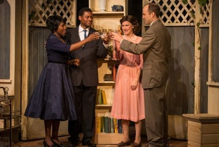 Mildred Marie Langford, Andre Teamer, Cora Vander Broek and Chris Rickett in LUCK OF THE IRISH (Next Theatre)