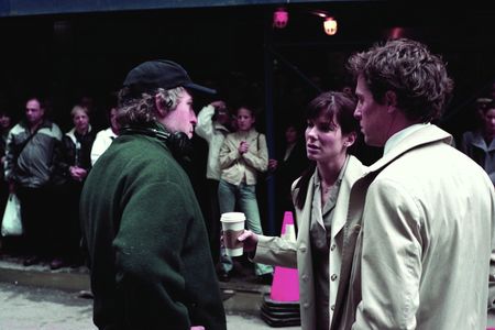 Sandra Bullock, Hugh Grant, and Marc Lawrence in Two Weeks Notice (2002)