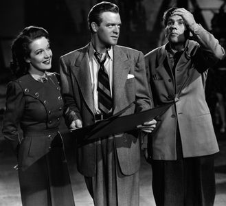 Van Heflin, Mártha Eggerth, and Leonid Kinskey in Presenting Lily Mars (1943)