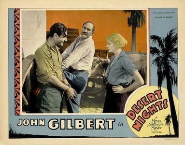 John Gilbert, Mary Nolan, and Ernest Torrence in Desert Nights (1929)