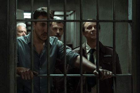 Luis Callejo, Adolfo Fernández, Xabier Deive, and Alberto Ammann in The Longest Night (2022)