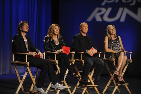 Heidi Klum, Nina Garcia, Michael Kors, and Matthew Williamson in Project Runway (2004)