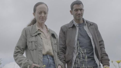 Tsahi Halevi and Michal Kalman in The Grave (2019)