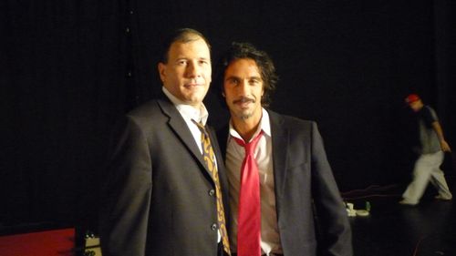 On Set, June 2011: John E Seymore and Carlos Leon