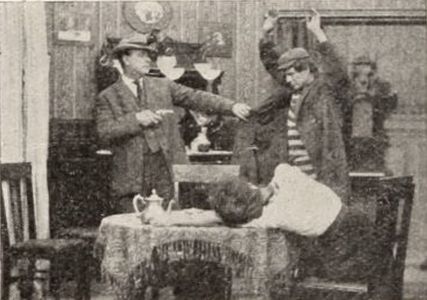 Guy Coombs, Miriam Nesbitt, and Charles Ogle in A Lesson Learned (1911)