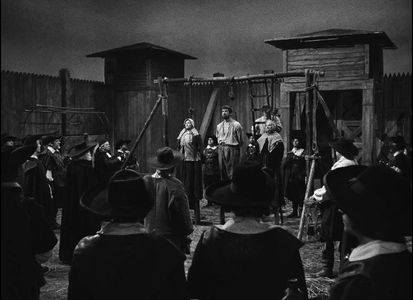 Coutan-Lambert, Jean Debucourt, Jeanne Fusier-Gir, Yves Montand, Alexandre Rignault, and Raymond Rouleau in The Crucible