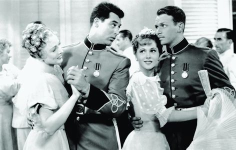 Joan Fontaine, Cary Grant, Douglas Fairbanks Jr., and Ann Evers in Gunga Din (1939)