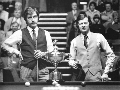 Cliff Thorburn and Alex Higgins