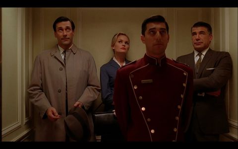 Mad Men: Jon Hamm, Sunny Mabrey, Orestes Arcuni, Bryan Batt.