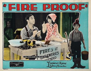 Lupino Lane and Lorraine Rivero in Fire Proof (1929)