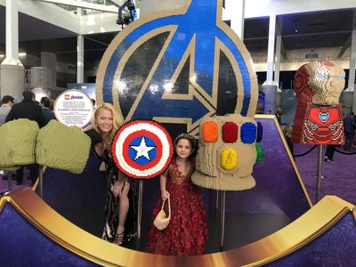 Lexi Rabe at the Avengers End Game Premiere With Mom Jessica Rabe