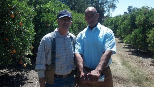 Verizon Commercial shoot as citrus farmer.