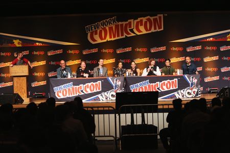 Scott Adsit, Roy Conli, Chris Hardwick, Chris Williams, Genesis Rodriguez, Jamie Chung, Don Hall, T.J. Miller, and Ryan 