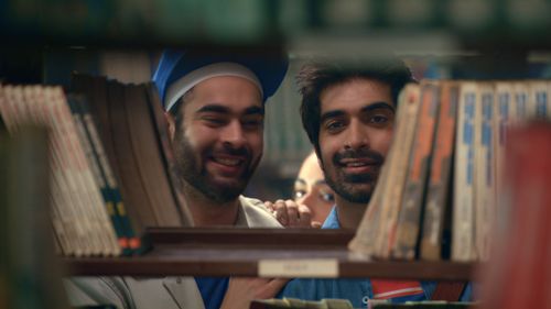 Keshav Sadhna and Manjot Singh in College Romance (2018)