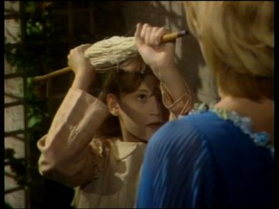 Joanna Lumley and Natalie Hedges in Sapphire & Steel (1979)