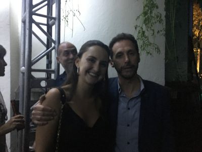 Jenny De La Fuente and Gabriel Ripstein at the premier of 