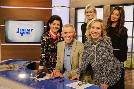 Lowri Turner, Jeremy Vine, Maura Higgins, Tessa Dunlop, and Storm in Jeremy Vine (2018)