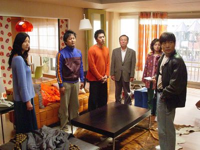 Ju Jin-Mo and Hyeong-jin Kong in Liar (2004)