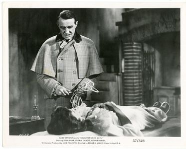 Arthur Shields and Gloria Talbott in Daughter of Dr. Jekyll (1957)