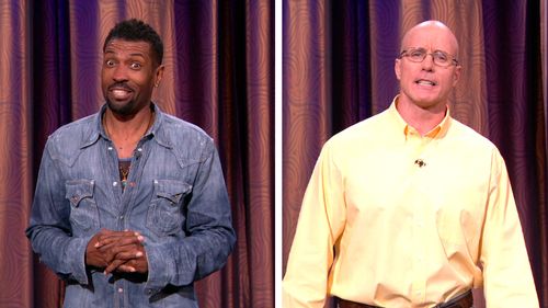 Brian Kiley and Deon Cole in Conan (2010)