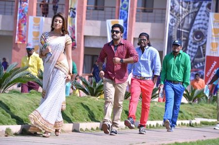 N.T. Rama Rao Jr. and Pranitha in Rabhasa (2014)