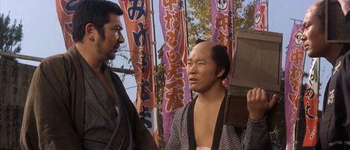 Shintarô Katsu and Osami Nabe in Zatoichi Challenged (1967)