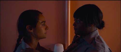 Myriam De Verger and Francesca Barcenas in Luz, A Witch Story (2019)