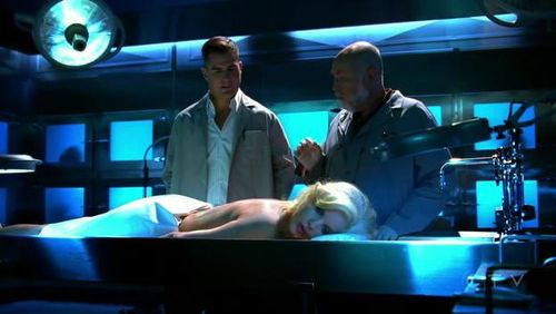 Robert David Hall, George Eads, and Carla Orlandi in CSI: Crime Scene Investigation (2000)