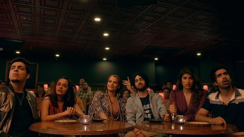 Keshav Sadhna, Aishwarya Chaudhary, Manjot Singh, Apoorva Arora, and Shreya Mehta in College Romance (2018)