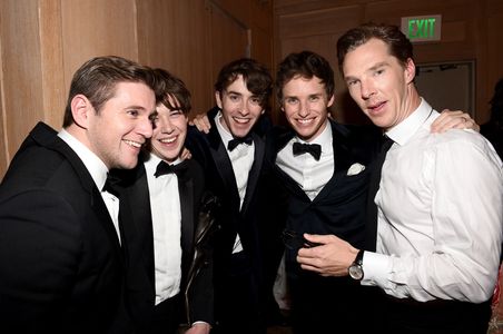 Matthew Beard, Benedict Cumberbatch, Allen Leech, Eddie Redmayne, and Alex Lawther