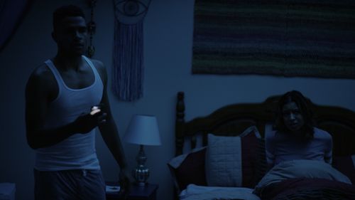 Mandela Van Peebles and Brytni Sarpy in Karma (2018)