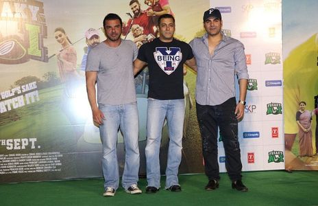 Arbaaz Khan and Sohail Khan at an event for Freaky Ali (2016)