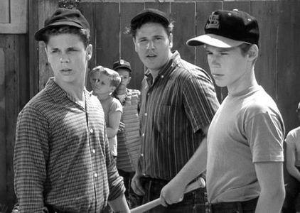 Frank Bank, Tony Dow, and Buddy Joe Hooker in Leave It to Beaver (1957)