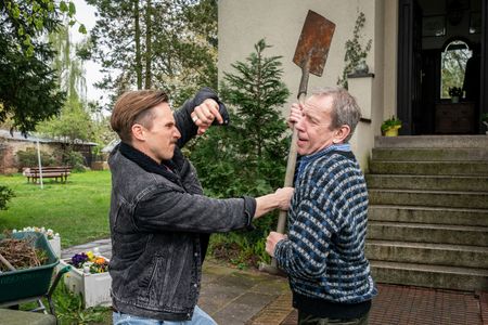 Jörg Pose and Johannes Hendrik Langer in Leipzig Homicide: Mordsmäßig (2023)