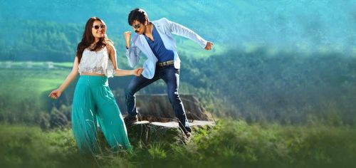 Ravi Teja and Raashi Khanna in Bengal Tiger (2015)