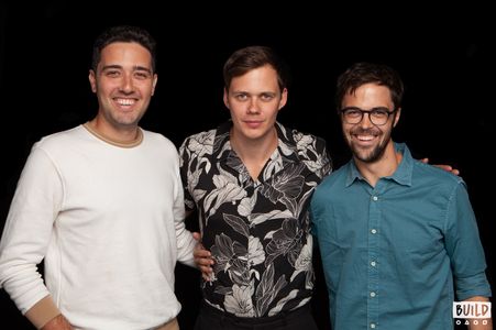 Bill Skarsgård, Robert Olsen & Dan Berk visit BUILD Studios on September 12th, 2019.