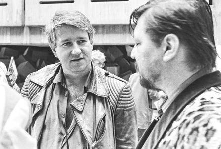 Rainer Werner Fassbinder and Wolf Gremm in Kamikaze 89 (1982)