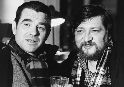 Rainer Werner Fassbinder and Hilmar Thate in Veronika Voss (1982)