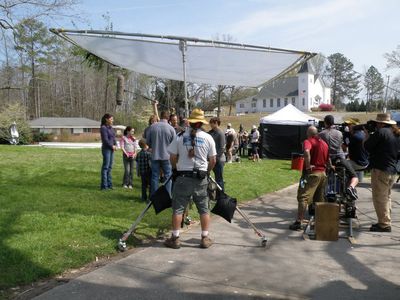 Julie Ivey - On Set - Film: Magic Eye (Field of Vision) ABC TV Movie