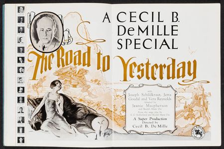 Cecil B. DeMille and Jetta Goudal in The Road to Yesterday (1925)