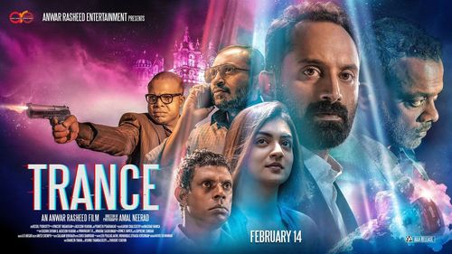 Gautham Vasudev Menon, Fahadh Faasil, Vinayakan, Nazriya Nazim, Chemban Vinod Jose, and Soubin Shahir in Trance (2020)