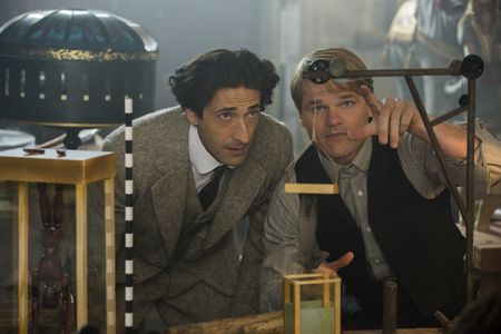 Adrien Brody and Evan Jones in Houdini (2014)